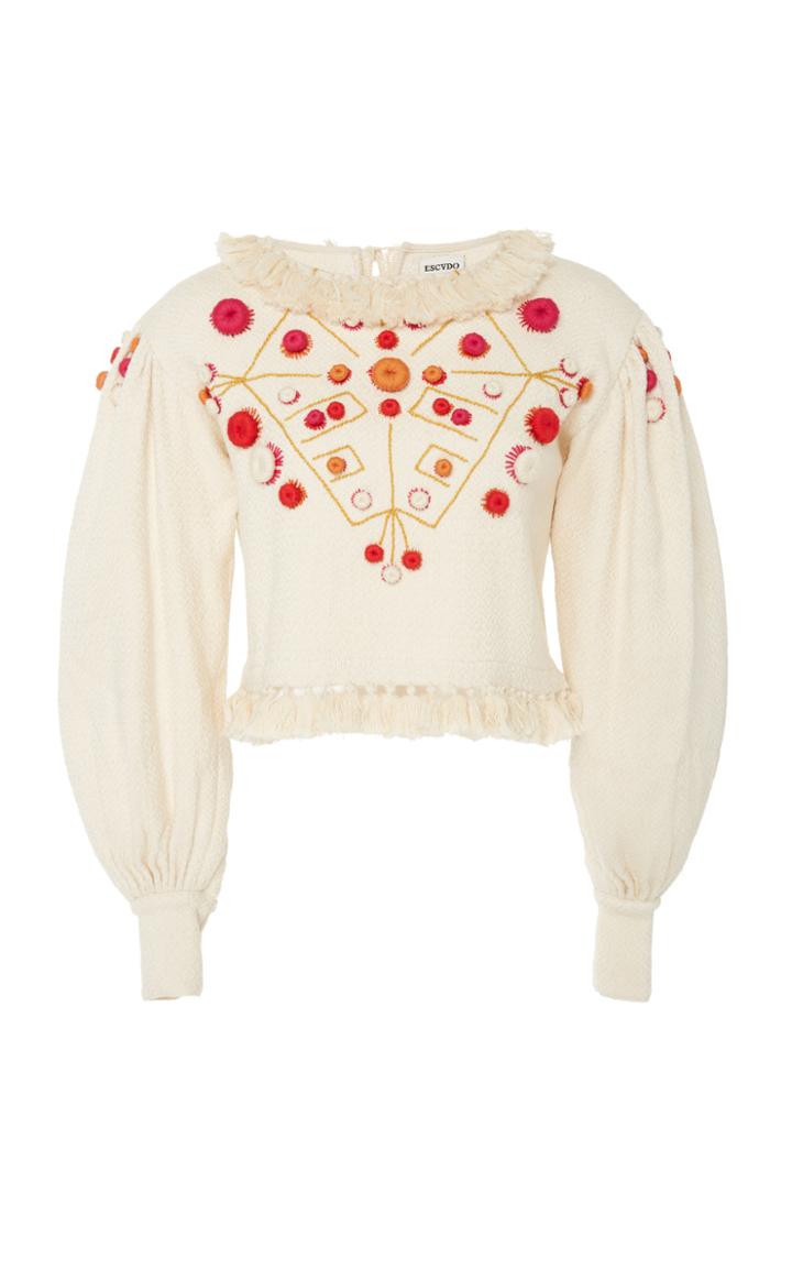 Escvdo India Embroidered Top