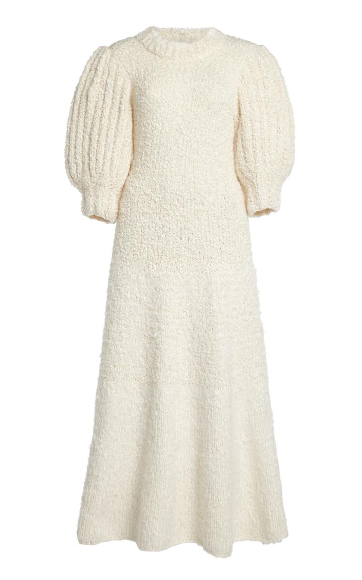 Moda Operandi Cecilie Bahnsen Latifa Puffed-sleeve Silk Dress