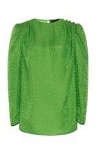 Moda Operandi Dundas Leopard-jacquard Blouse Size: 36