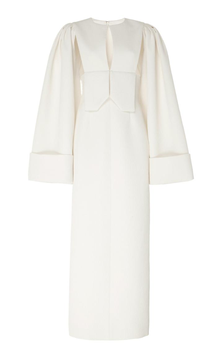 Moda Operandi Emilia Wickstead Cutout Crepe Dress Size: 8