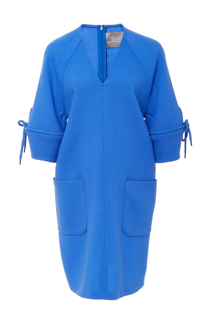 Lela Rose Bow Sleeve V-neck Tunic