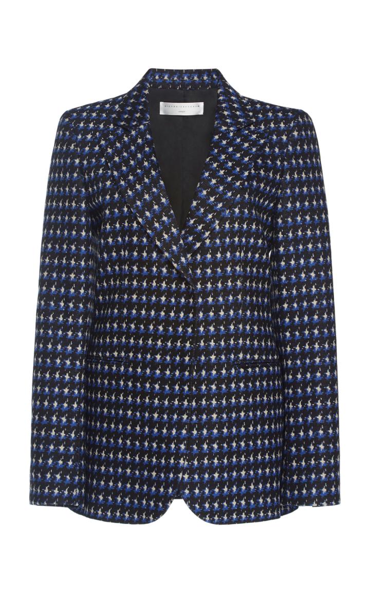 Victoria Beckham Single-breasted Tweed Blazer