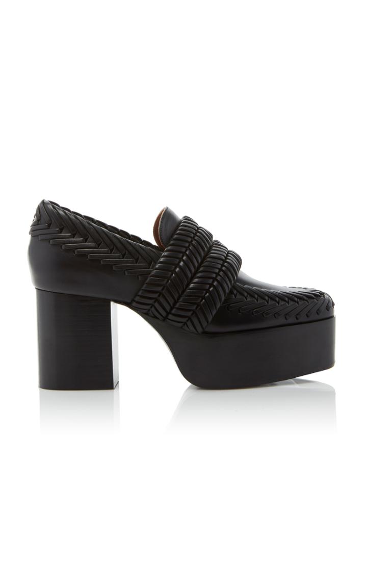 Proenza Schouler Woven Leather Pump