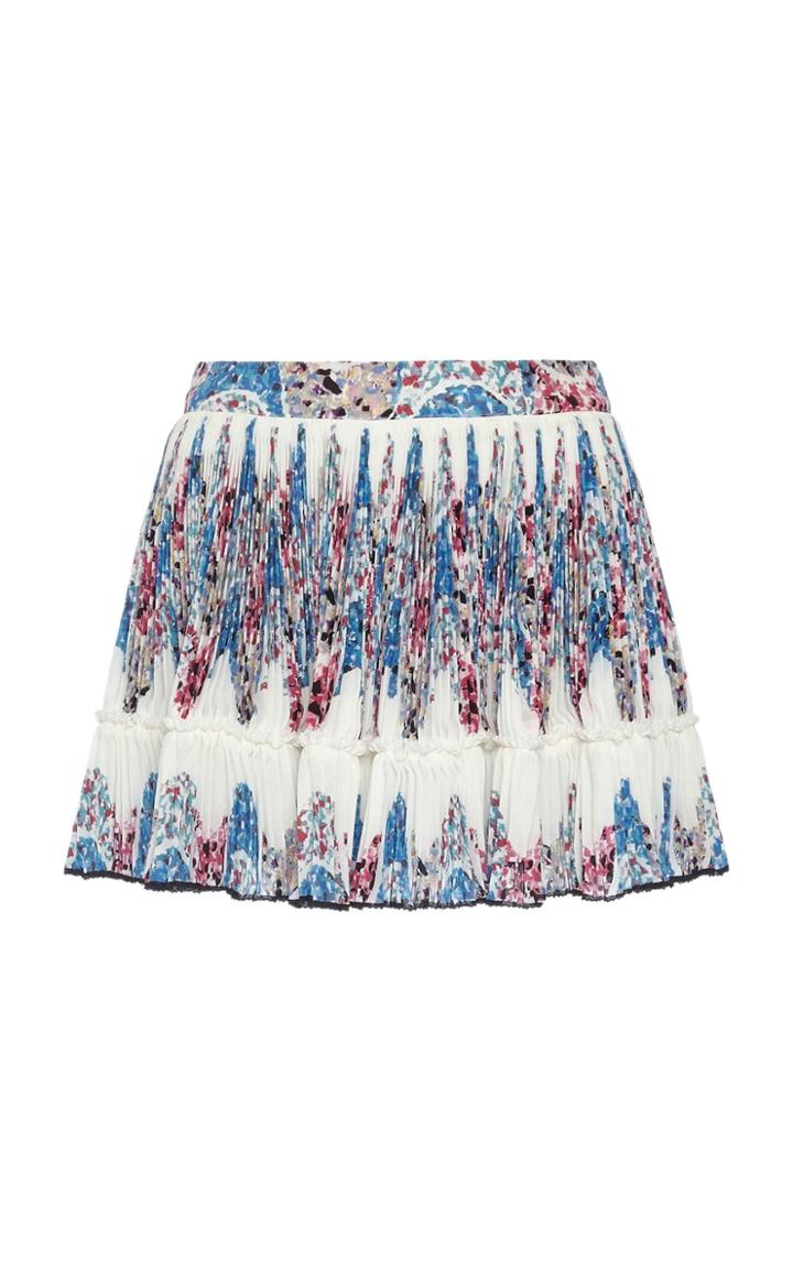 Moda Operandi Isabel Marant Novoli Low-rise Printed Silk Skirt Size: 32