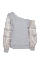 Zayan The Label Paula Asymmetric Sweater