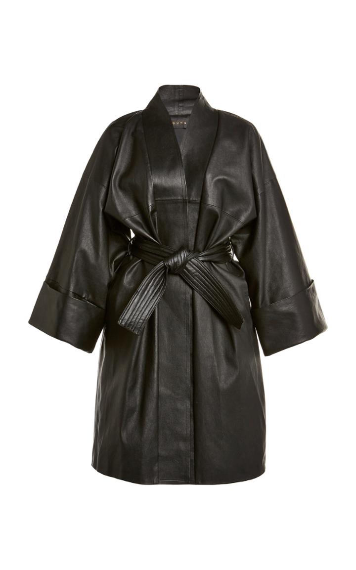 Moda Operandi Dundas Belted Leather Jacket