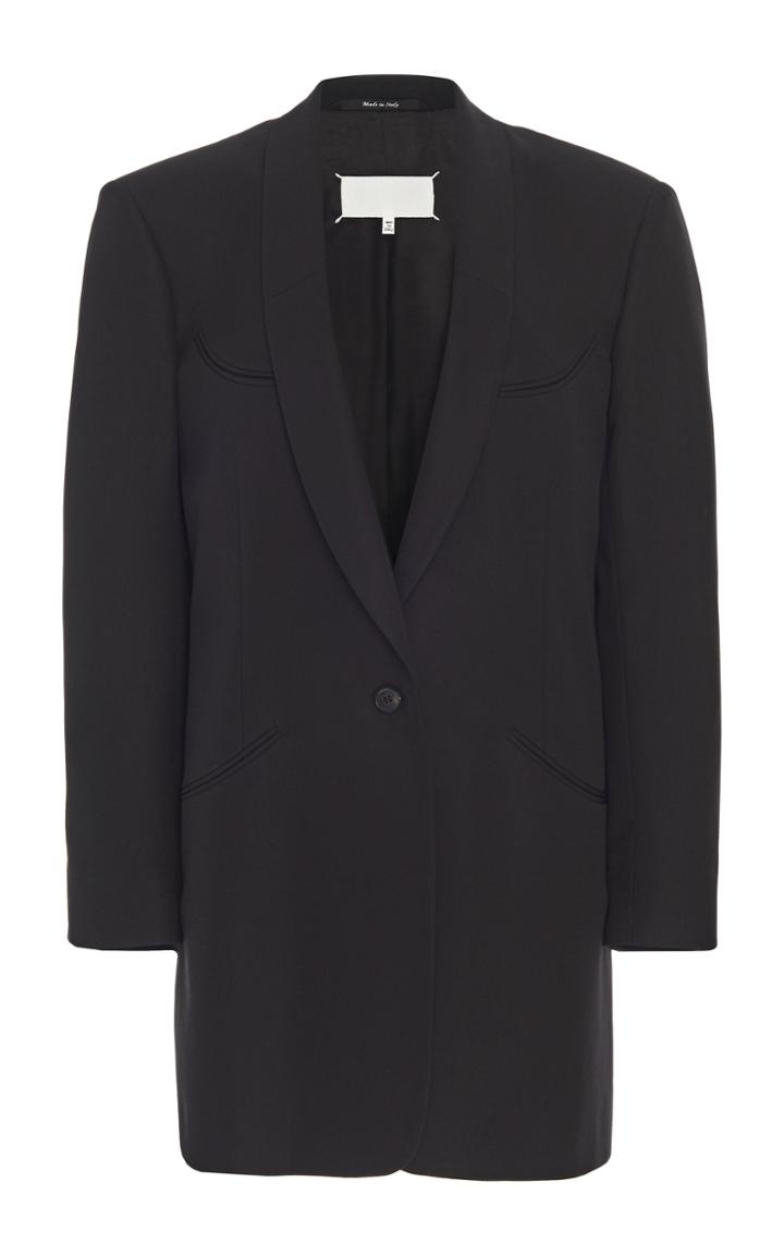 Moda Operandi Maison Margiela Oversized Cotton Blazer Size: 36