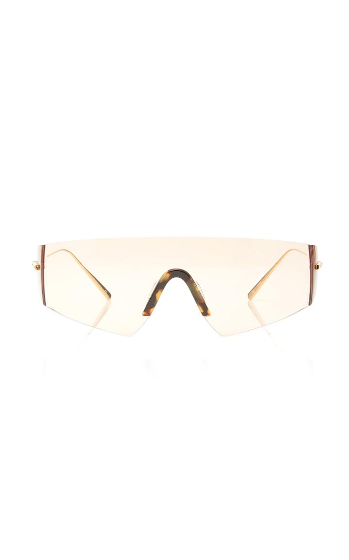 Moda Operandi Kaleos Eyehunters Edward Aviator-style Gold-tone Sunglasses