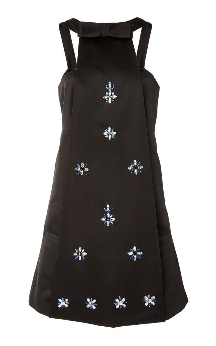 Alexis Zeah Beaded Paneled Mini Dress