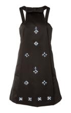 Alexis Zeah Beaded Paneled Mini Dress