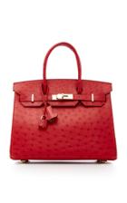 Heritage Auctions Special Collection Hermes 30cm Rouge Vif Ostrich Birkin
