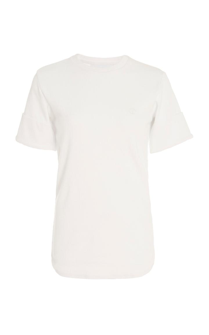 Telfar Rib Pocket Cotton Cuff Tee