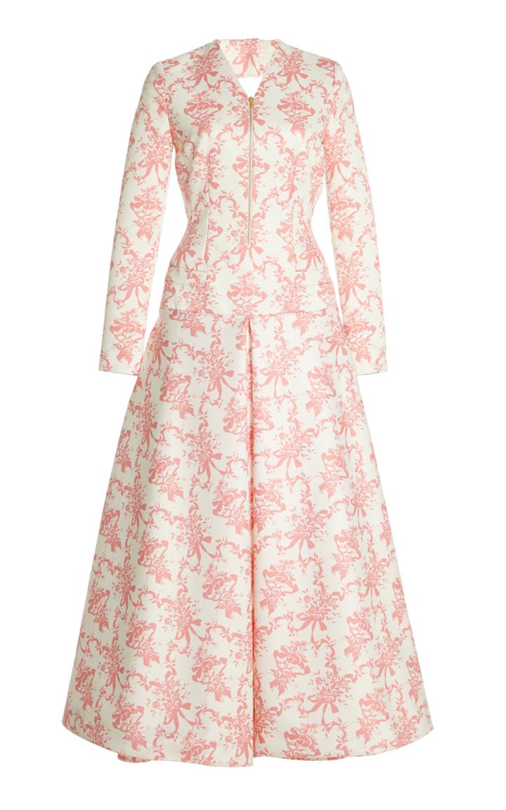 Moda Operandi Emilia Wickstead Pinkie Printed Crepe Dress