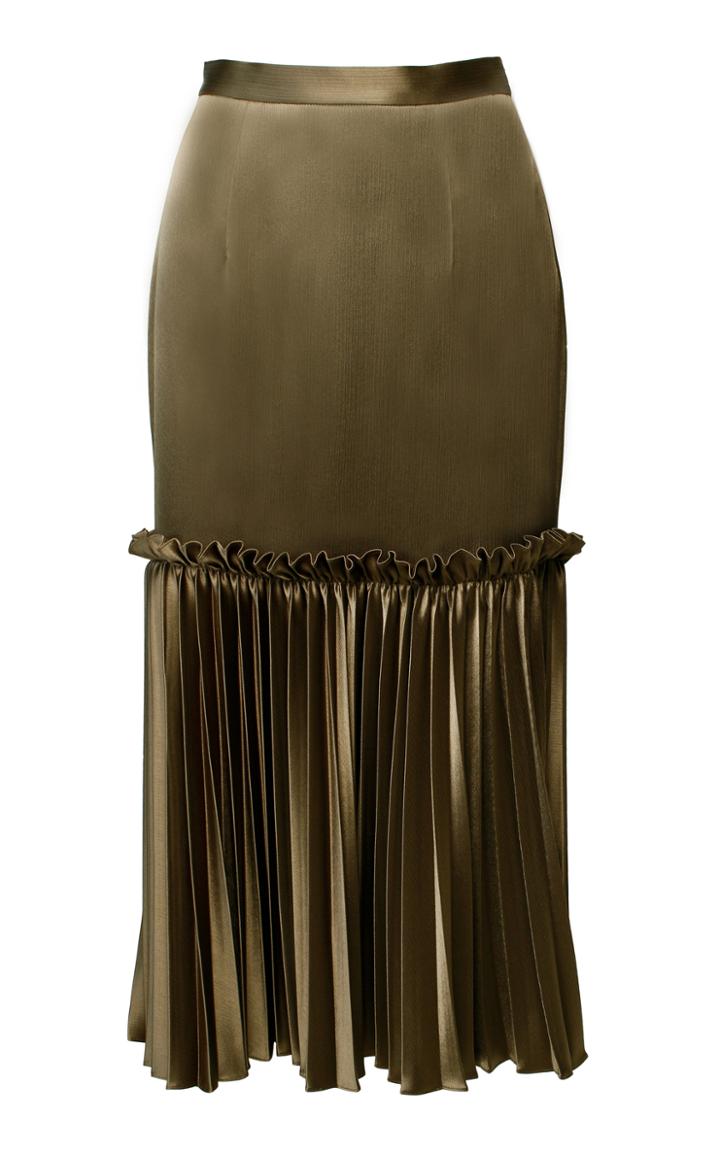 Anouki Pleated Midi Skirt