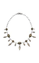 Bottega Veneta Round Drop Charm Necklace