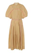 Moda Operandi Lee Mathews Alice Belted Cotton Shirt Dress Size: 1