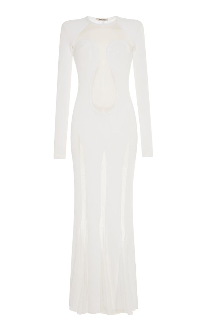 Roberto Cavalli Long Sleeve Knit Dress