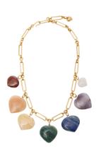 Brinker & Eliza Carpe Diem Multi-stone Heart Necklace