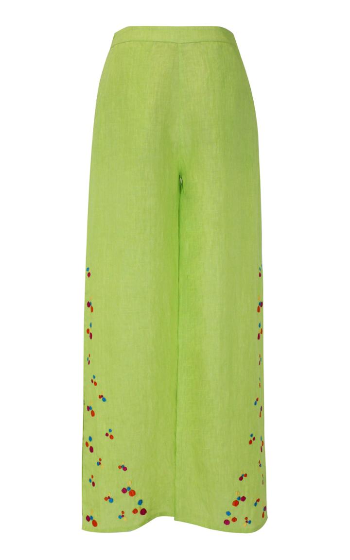 All Things Mochi Sina Linen Wide-leg Pants