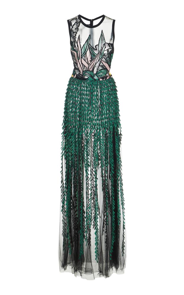 Elie Saab Long Sleeve Dress