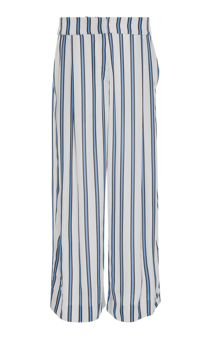 Audra Crop Wide Leg Stripe Trouser