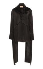 Matriel Double Layer Silk Blouse