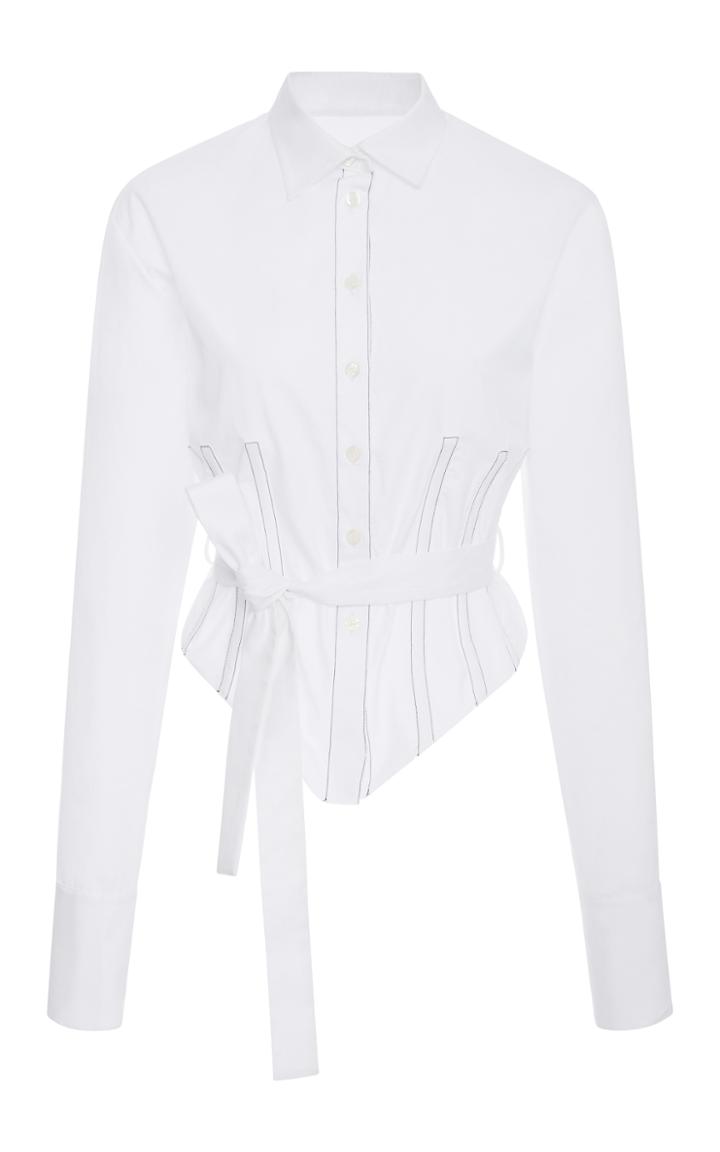 Tome Belted Corset Shirt