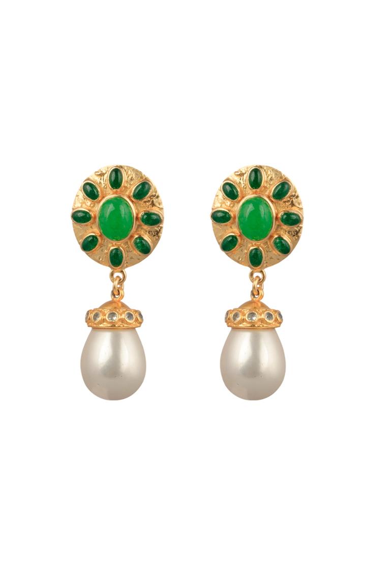 Moda Operandi Valre Gold-plated Pearl Drop Heather Earrings