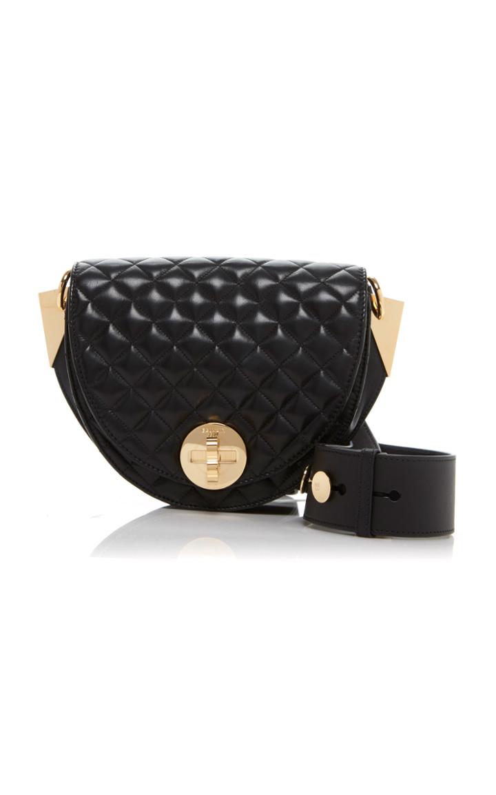 Balmain Run Run Small Quilted Leather Bag