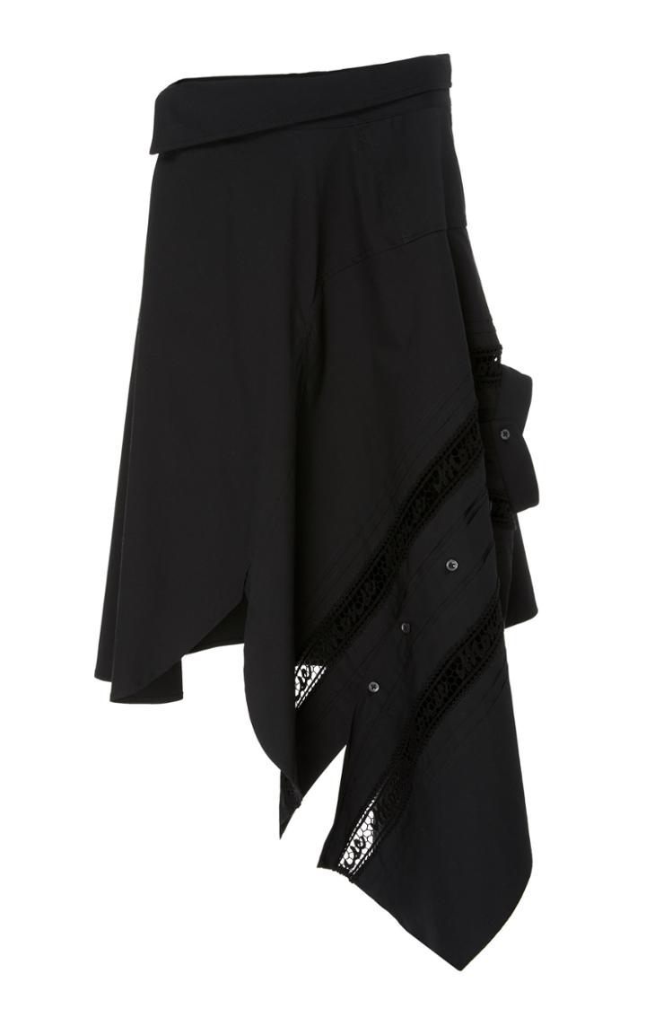 Monse Lace Insert Shirt Skirt
