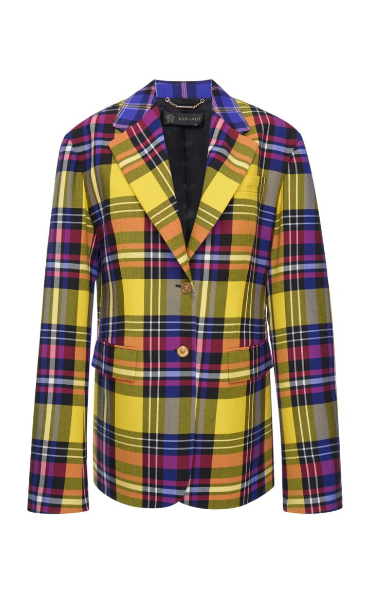 Versace Tartan Blazer
