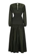 Moda Operandi Escvdo Elder Smocked Cotton Dress