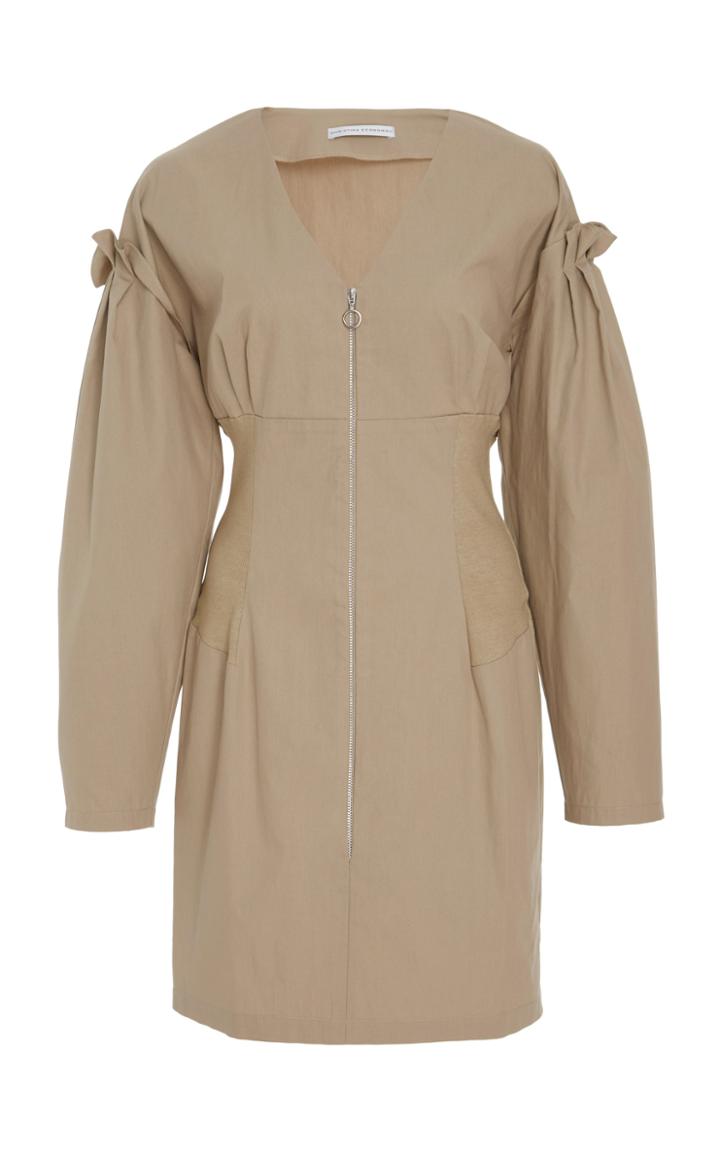 Christina Economou Carol Drop Sleeve Dress