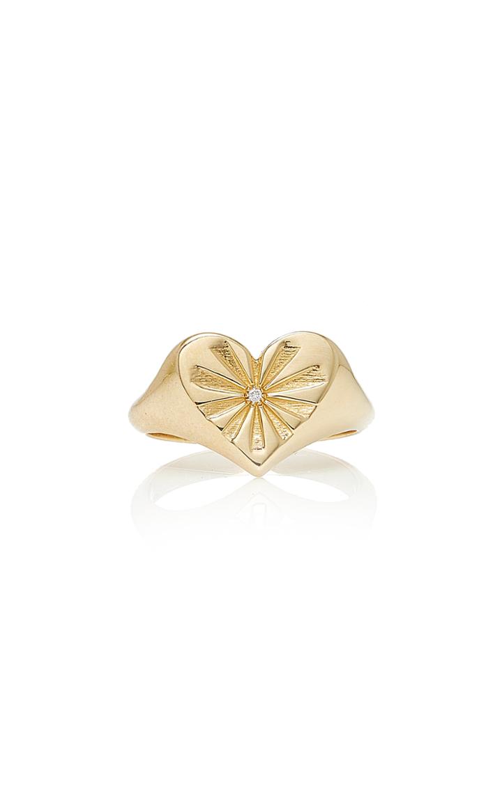 Marlo Laz Heart Pinky Ring