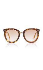 Bottega Veneta Oversized Tortoiseshell Acetate Cat-eye Sunglasses