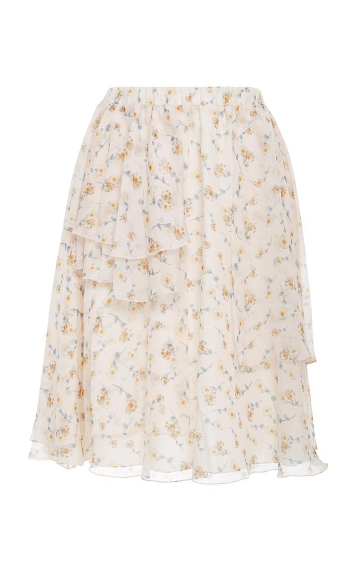 Alcoolique Aqua Daisy Ruffle Skirt