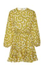 Rhode Resort Ella Floral-print Cotton-poplin Mini Dress