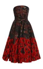 Zac Posen Chenille Jacquard A-line Dress