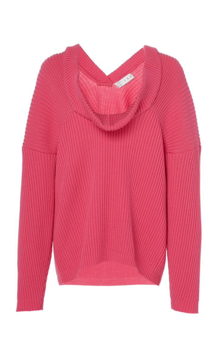 Tre By Natalie Ratabesi The Venus Wool Ribbed Knit Sweater