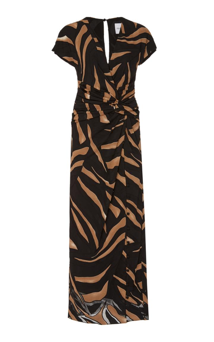 Prabal Gurung Jacqueline Cap Sleeve Silk Dress