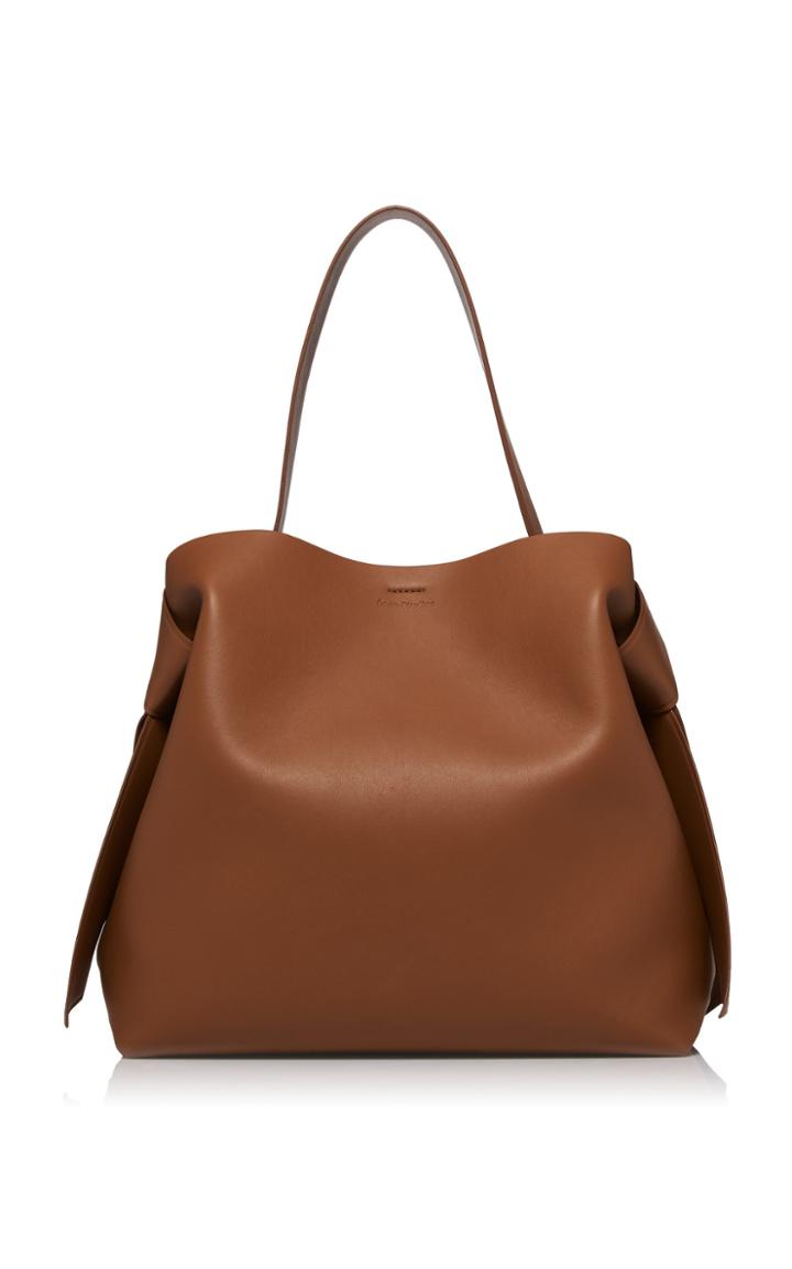 Acne Studios Musubi Maxi Knotted Leather Shoulder Bag