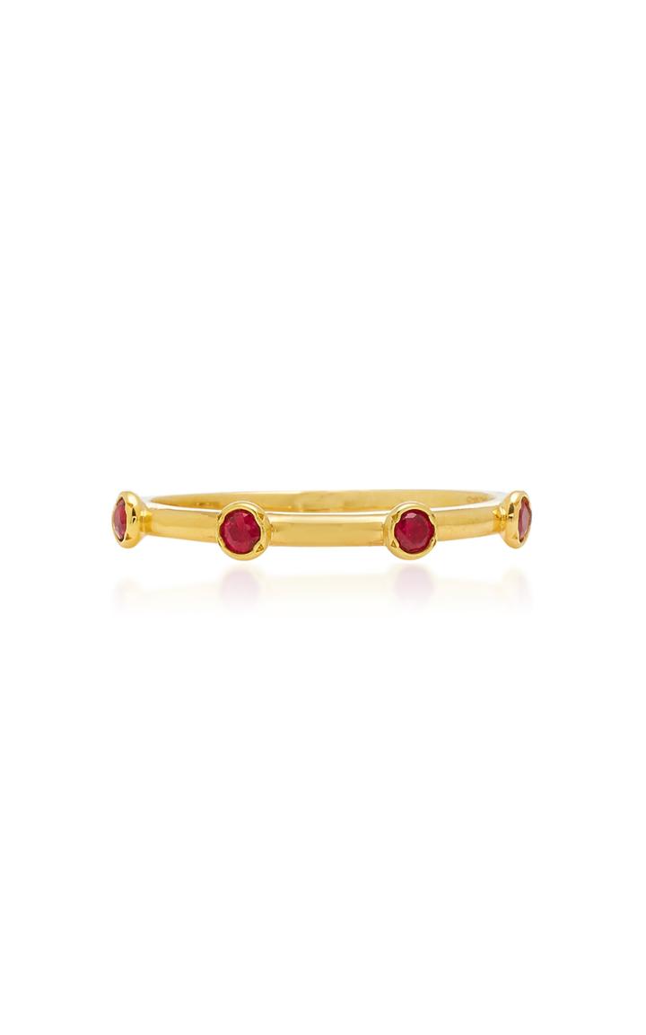 Octavia Elizabeth 18k Gold Ruby Ring