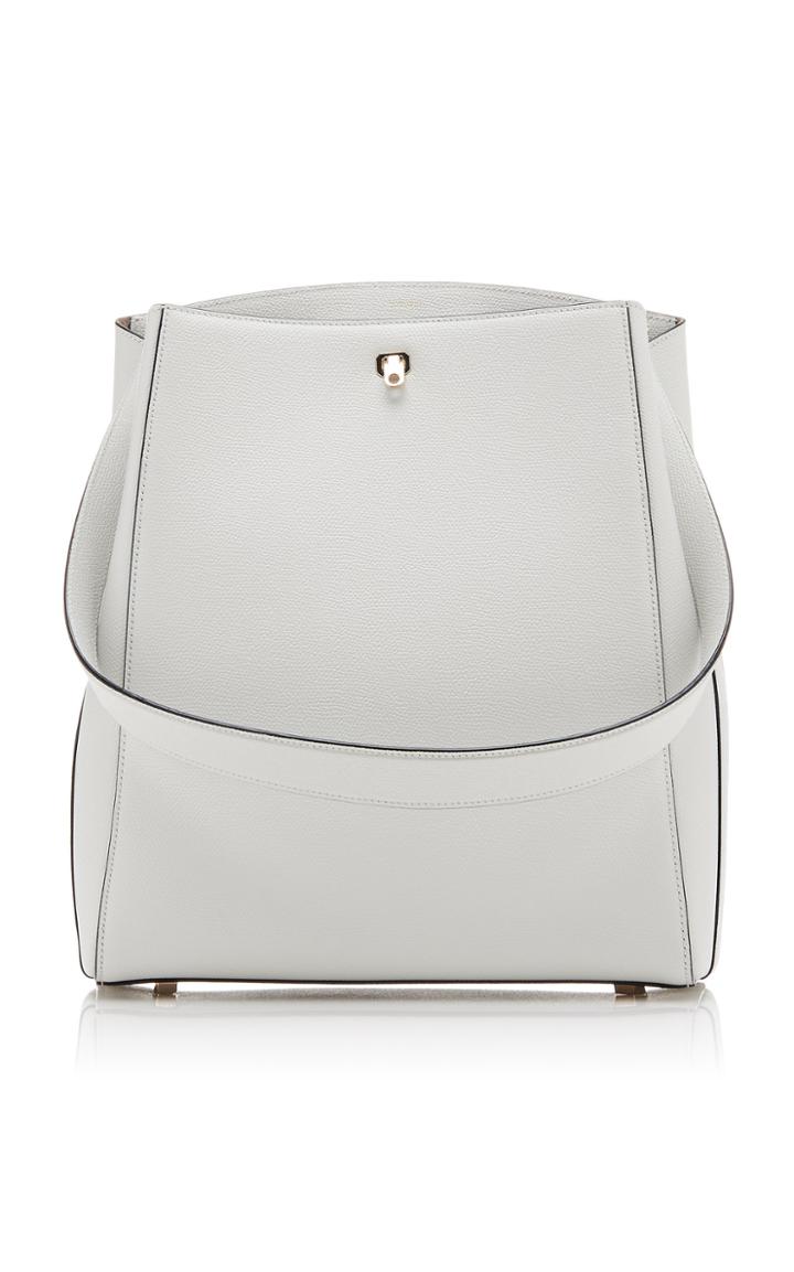 Moda Operandi Valextra Brera Leather Shoulder Bag