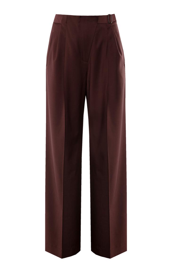 Anna October Yalta Wool-blend Wide-leg Pants