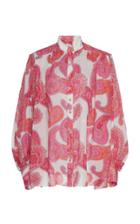 Zimmermann Peggy Printed Ramie Blouse Size: 0