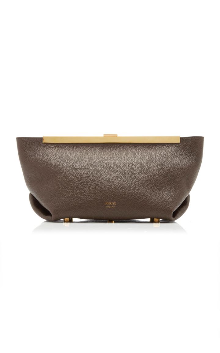 Moda Operandi Khaite Aimee Leather Clutch