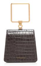 Moda Operandi Marge Sherwood Pump Handle Croc-effect Leather Top Handle Bag