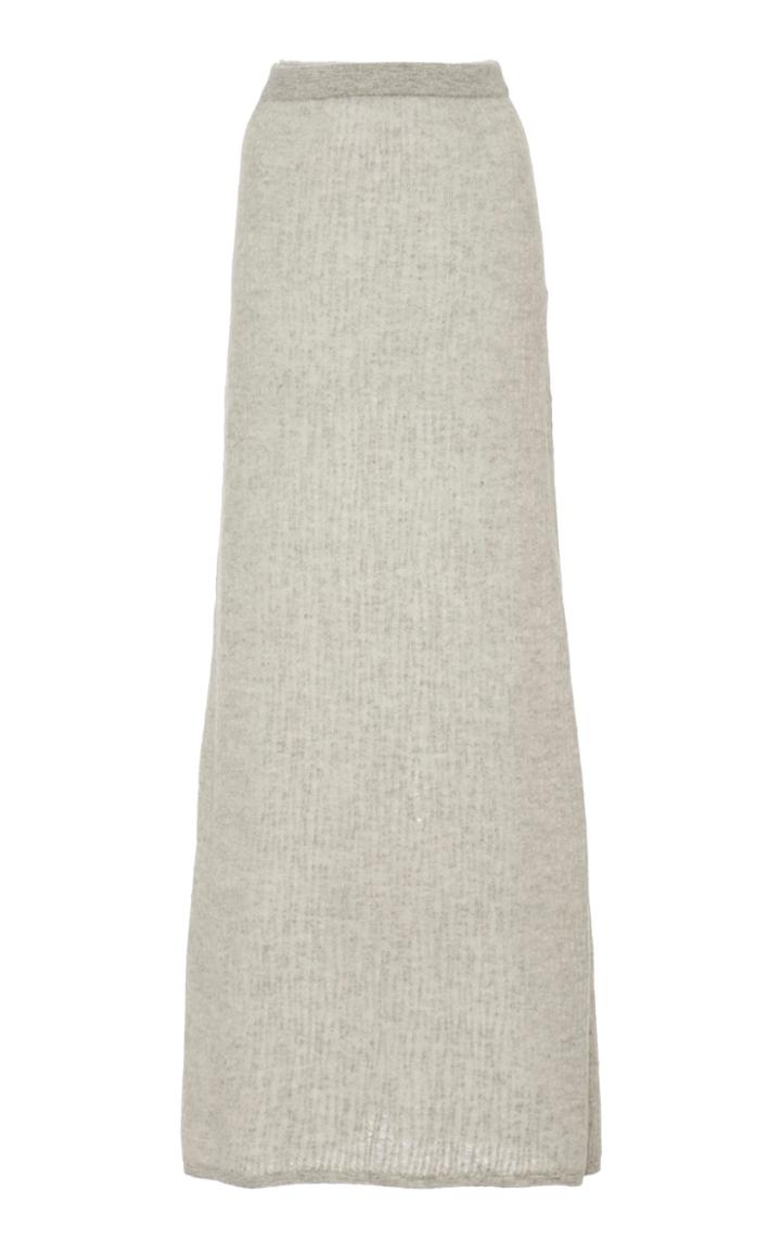 Gabriela Hearst Flinch Cashmere Silk Maxi Skirt