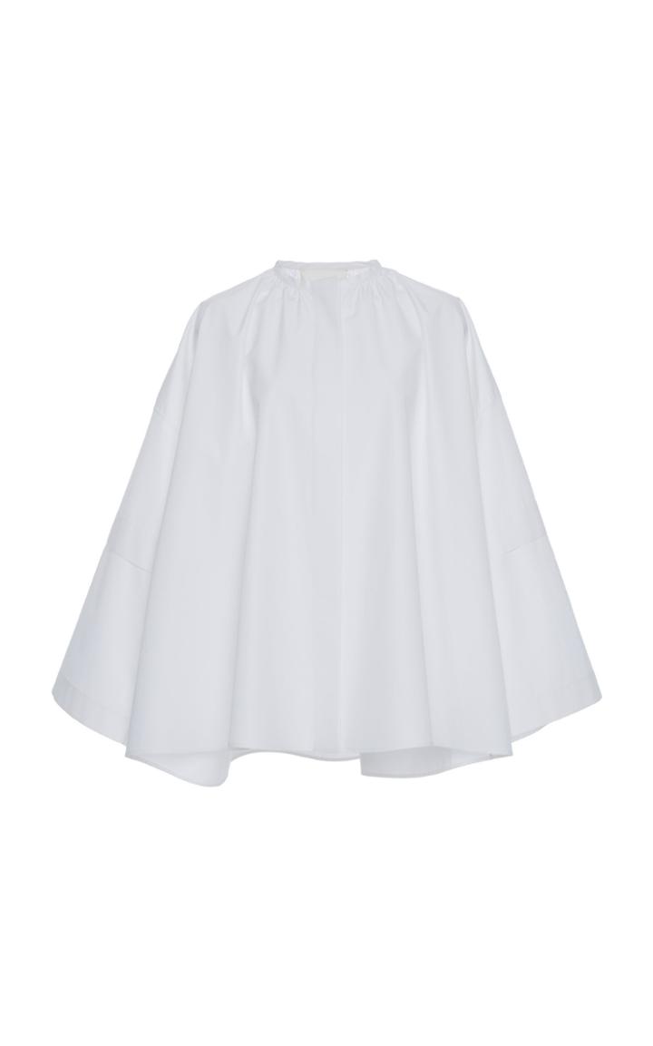 Jil Sander Lilium Bell Sleeve Cotton Top