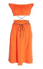 Jw Anderson Beaded Belt Two Piece Dress